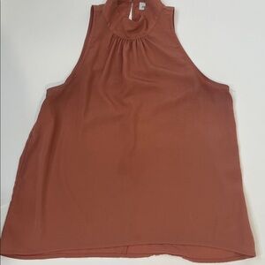 Prologue Sleeveless Top in Warm Rust